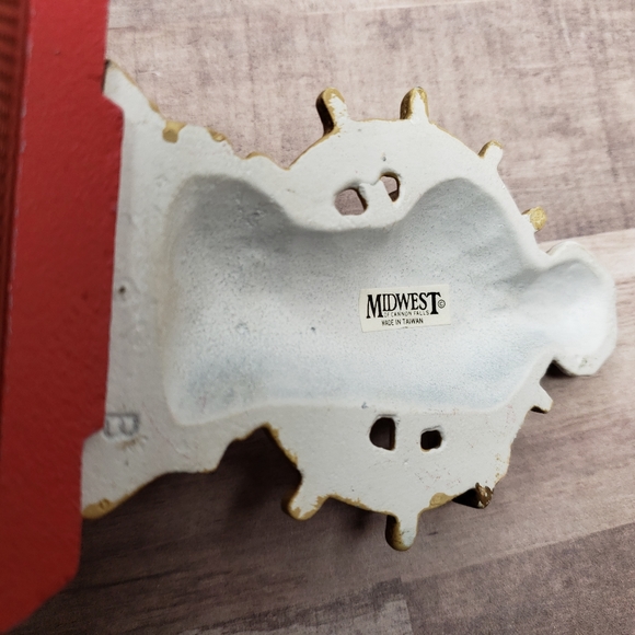 Midwest Cast Iron Christmas Stocking Holder Nautical Steamboating Helmsmam - Picture 9 of 12